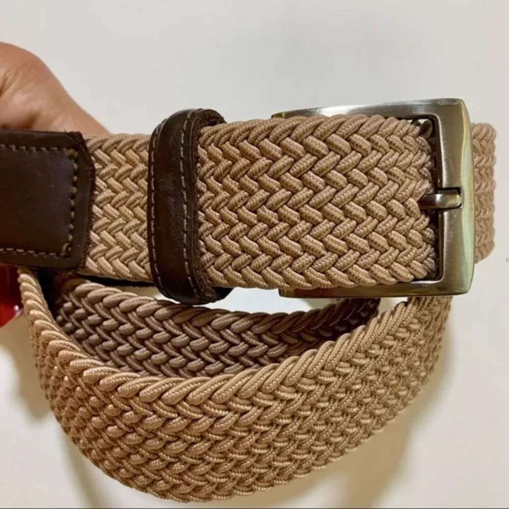 Men’s Tan Woven‎ Stretchy Belt 38-40